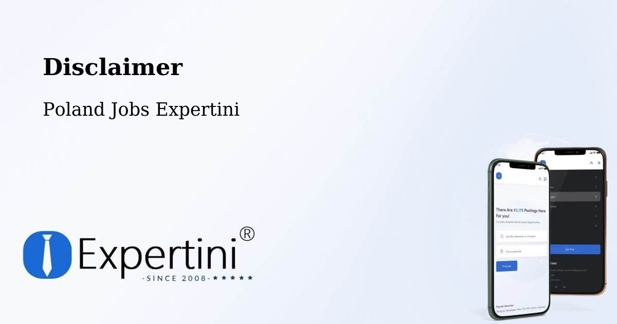 Disclaimer – Żary - Poland Jobs Expertini